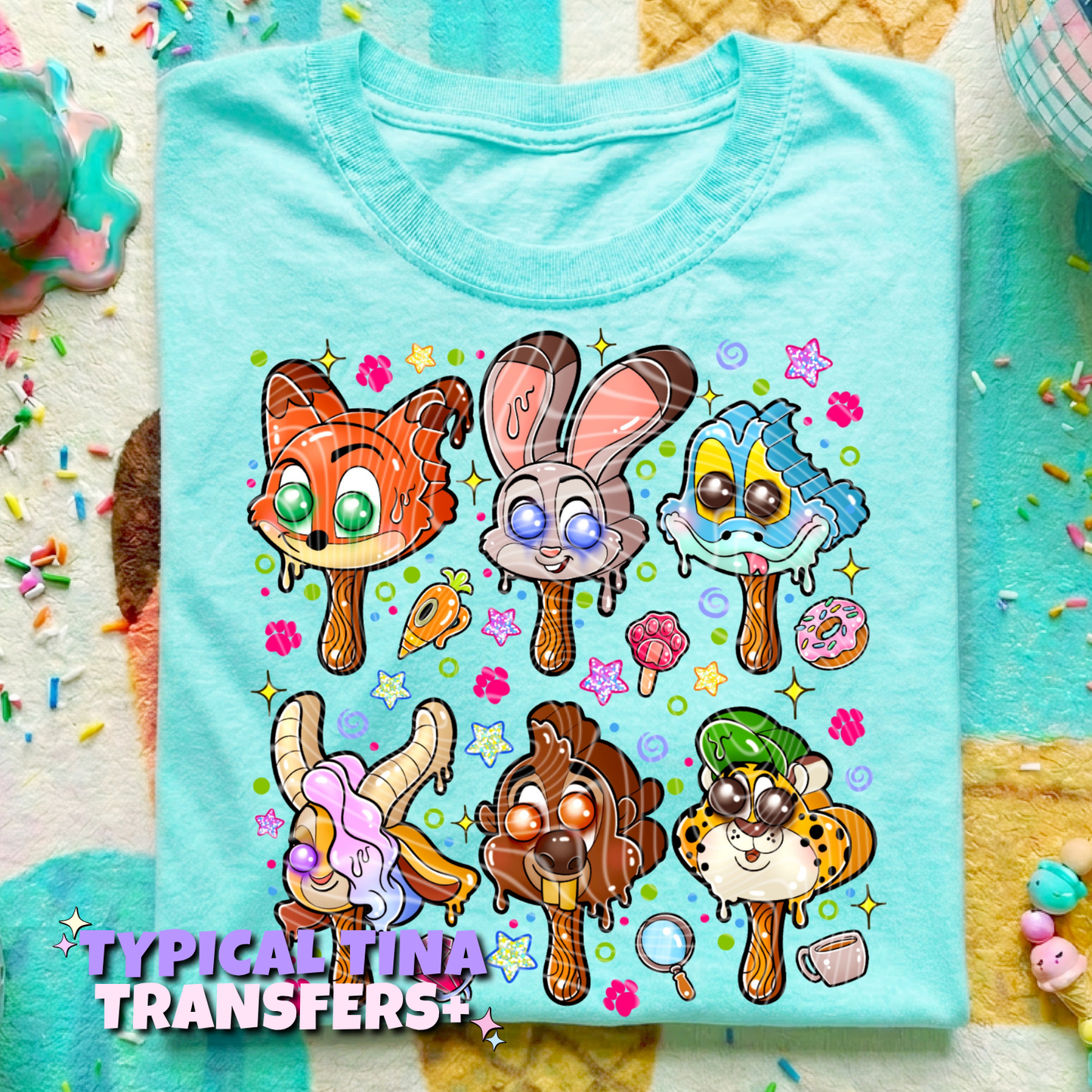 zoo police popsicles | DTF Transfers | POD