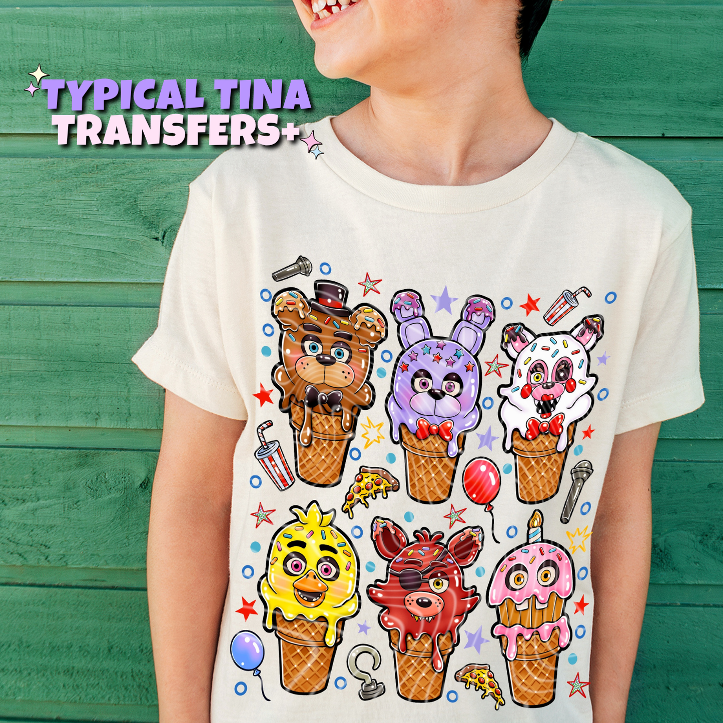FN*F popsicles | DTF Transfers | POD