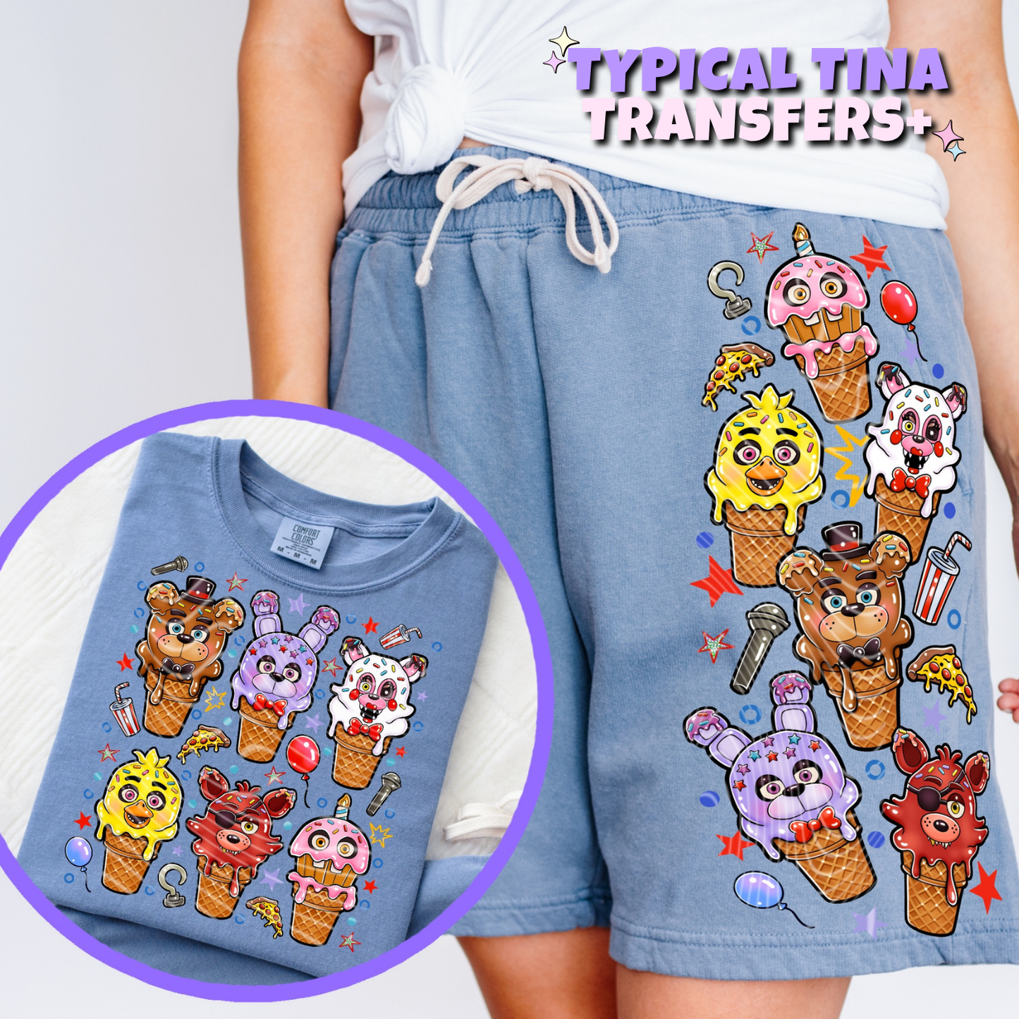 FN*F popsicles | DTF Transfers | POD