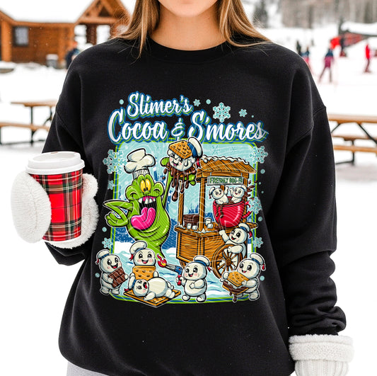 Slimer cocoa and s'mores  | DTF Transfer | POD