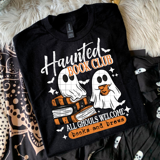 Haunted Book Club All Ghouls Welcome | DTF Transfer | POD