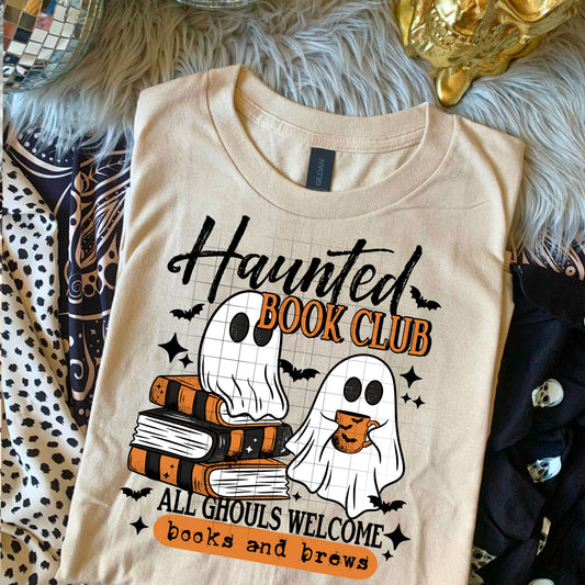 Haunted Book Club All Ghouls Welcome | DTF Transfer | POD