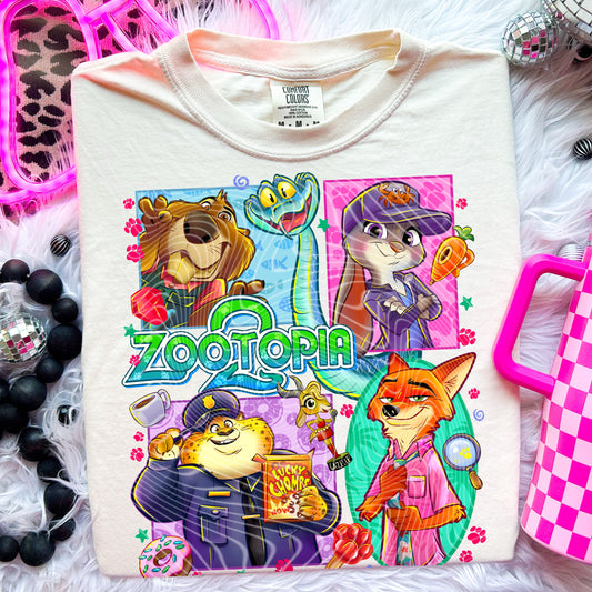 Zoo_city Cops | DTF Transfers | POD