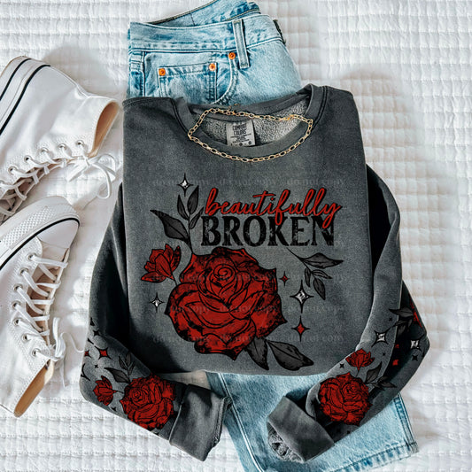 Beautifully Broken | DTF Transfers | POD