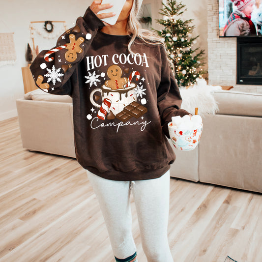 Hot cocoa with gingerbread | DTF Transfer | POD