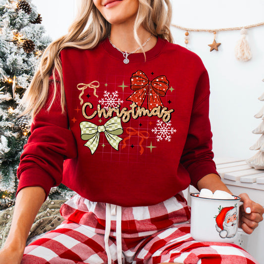 Christmas Bows | DTF Transfer | POD