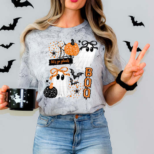 Let's go ghouls boo | DTF Transfer | 11" Adult
