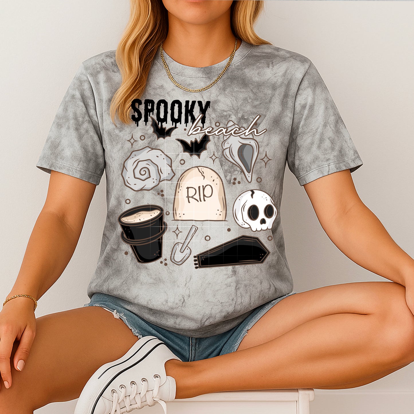 Spooky Beach | DTF Transfer | POD
