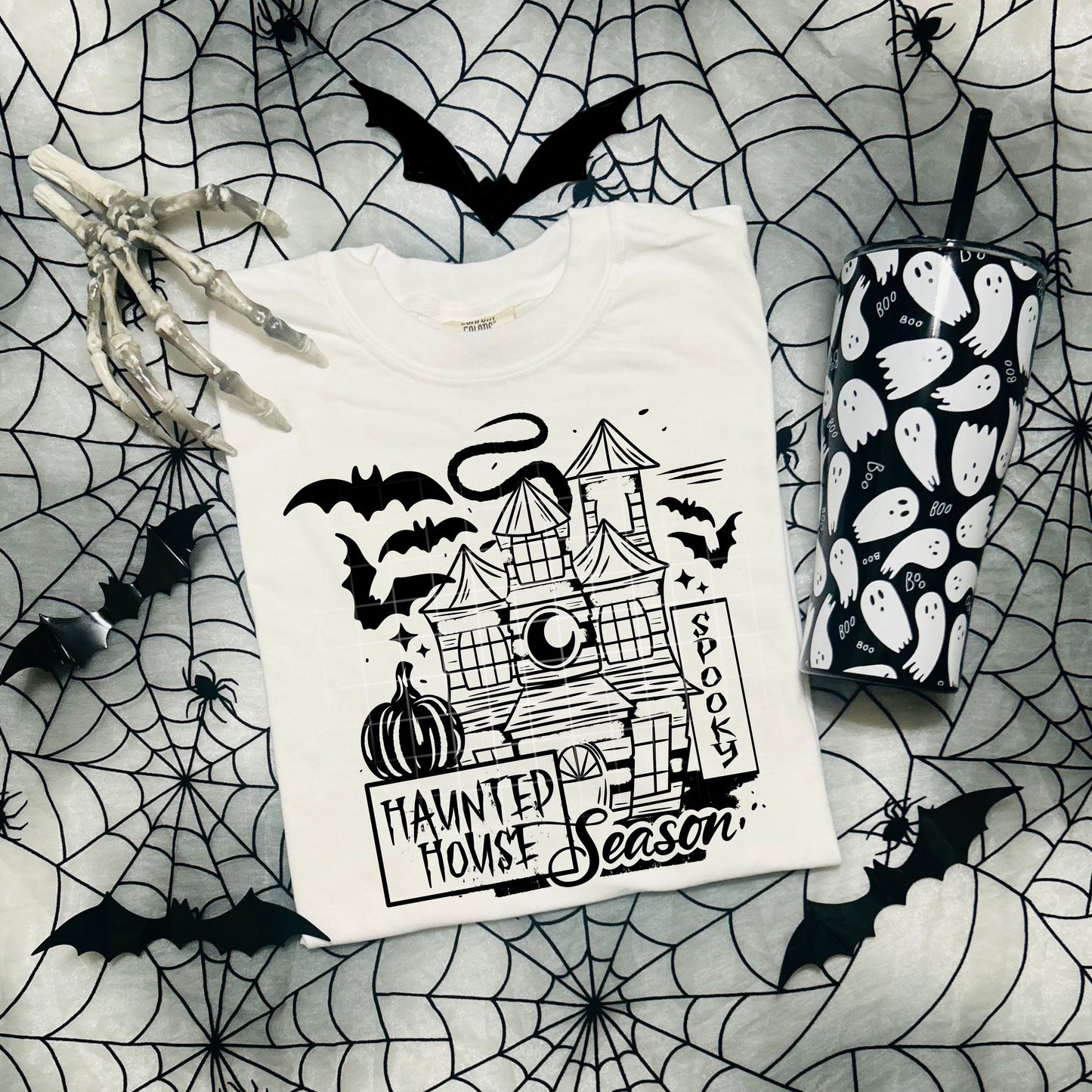 Haunted house Season | DTF Transfer | POD