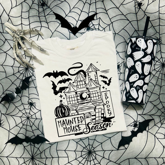 Haunted house Season | DTF Transfer | POD