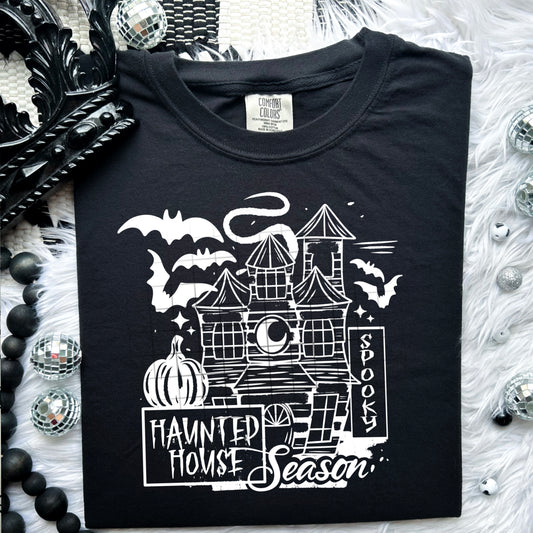 Haunted house Season | DTF Transfer | POD