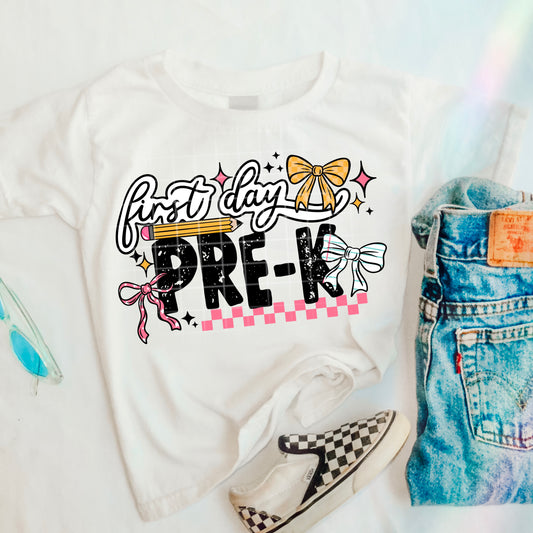 First day of .. (choose grade) | DTF Transfer | POD