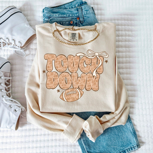 Touch down coquette light brown | DTF Transfer | POD