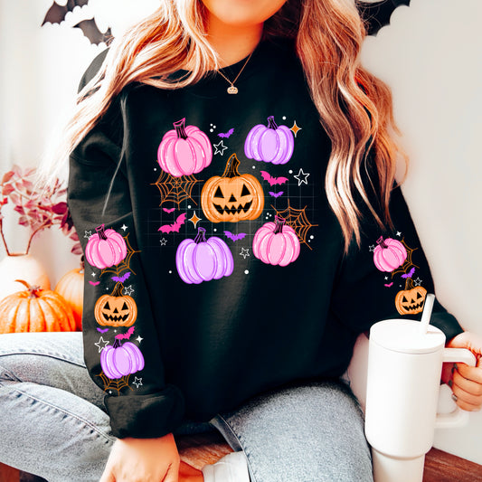 Pink and purple pumpkins | DTF Transfer | POD