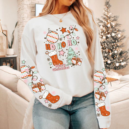 Ho Ho ho christmas collage | DTF Transfer | POD