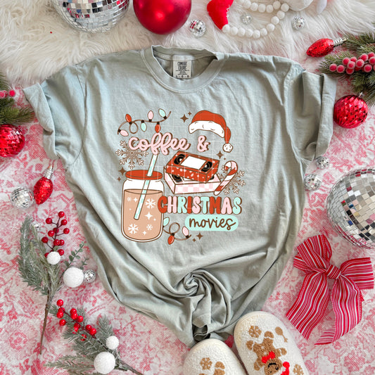 Coffee and Christmas movies | DTF Transfer | POD (Copy)
