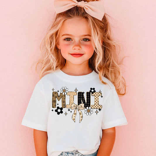 Mini Neutral with florals | DTF Transfer | POD
