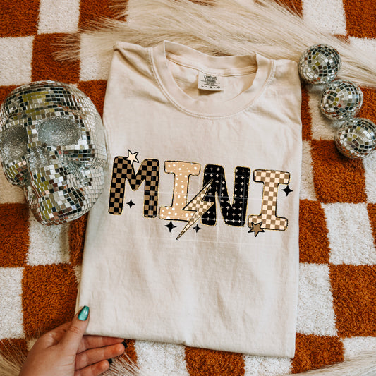 Mini Neutral Lightning Bolt | DTF Transfer | POD