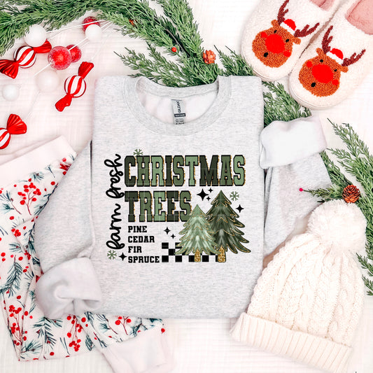 Farm Fresh Christmas Trees | DTF Transfer | POD