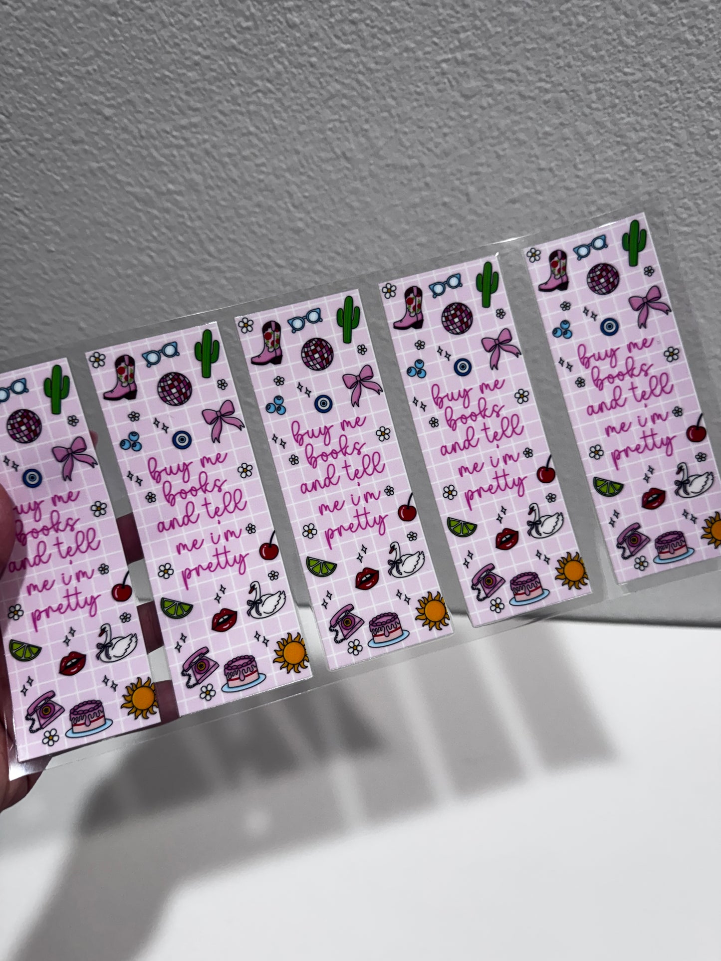 RTS Flash | UV Bookmarks set of 5 | Double sided