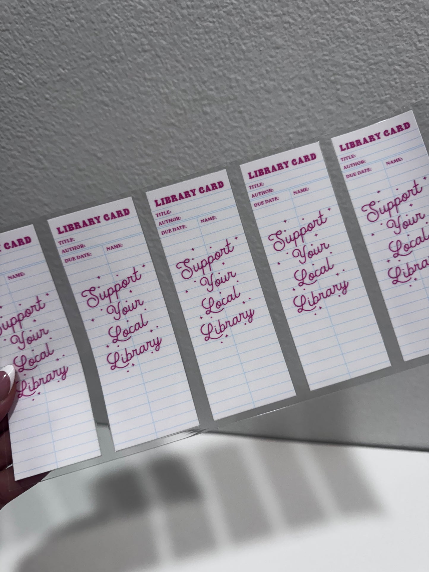 RTS Flash | UV Bookmarks set of 5 | Double sided