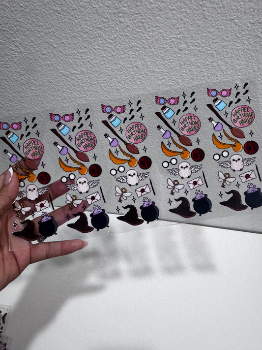 RTS Flash | UV Bookmarks set of 5 | Double sided