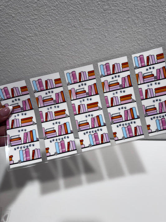 RTS Flash | UV Bookmarks set of 5 | Double sided