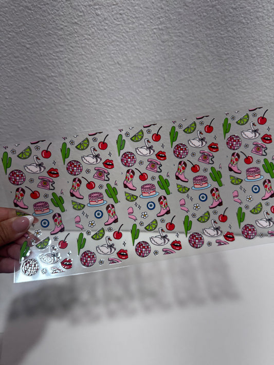 RTS Flash | UV Bookmarks set of 5 | Double sided
