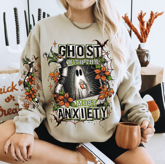 Ghost with the most anxiety | DTF Transfer | POD