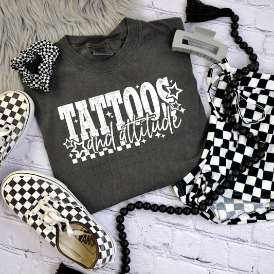 Tattoos and attitude | DTF Transfer | POD