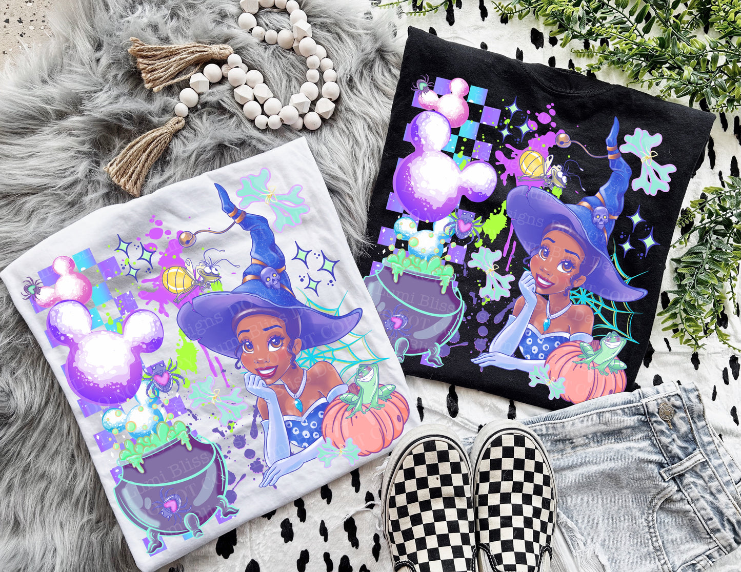 Pastel Halloween Princess Ti Witch | DTF Transfer | POD
