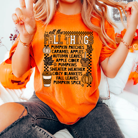 All fall Things | DTF Transfer | POD