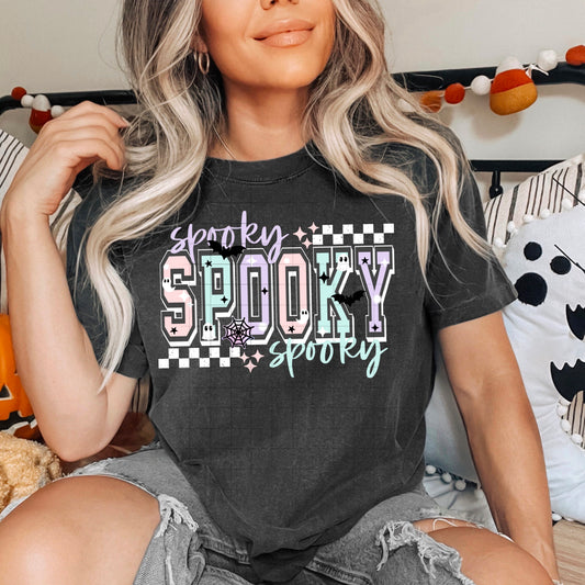 Pastel Spooky words | DTF Transfer | POD