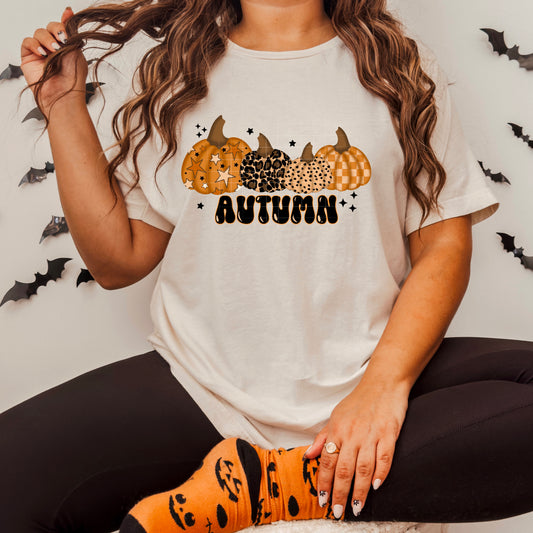 Autumn Pumpkins | DTF Transfer | POD