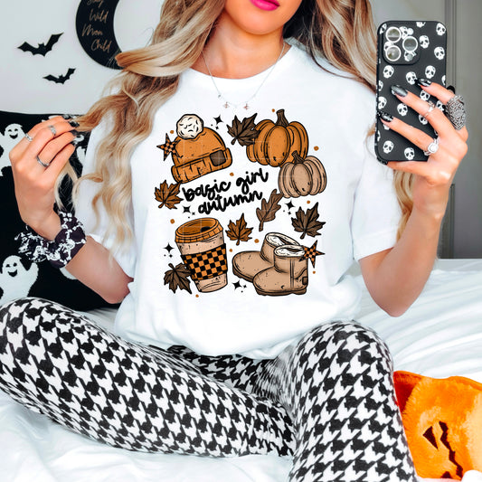 Basic Autumn Girl | DTF Transfer | POD