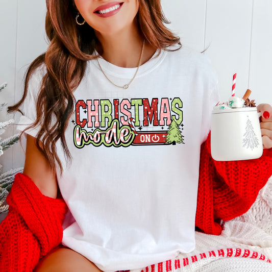 Christmas Mode On | DTF Transfer | POD