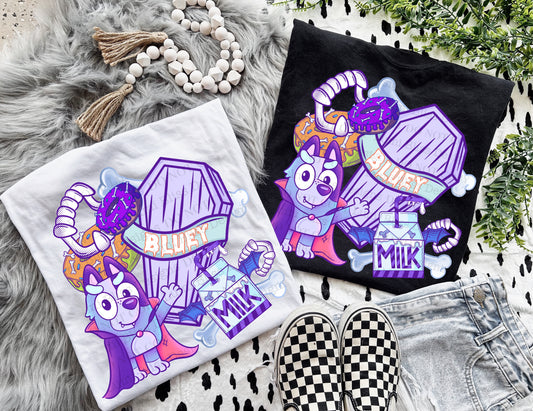 Vamp Bue Pup | DTF Transfer | POD