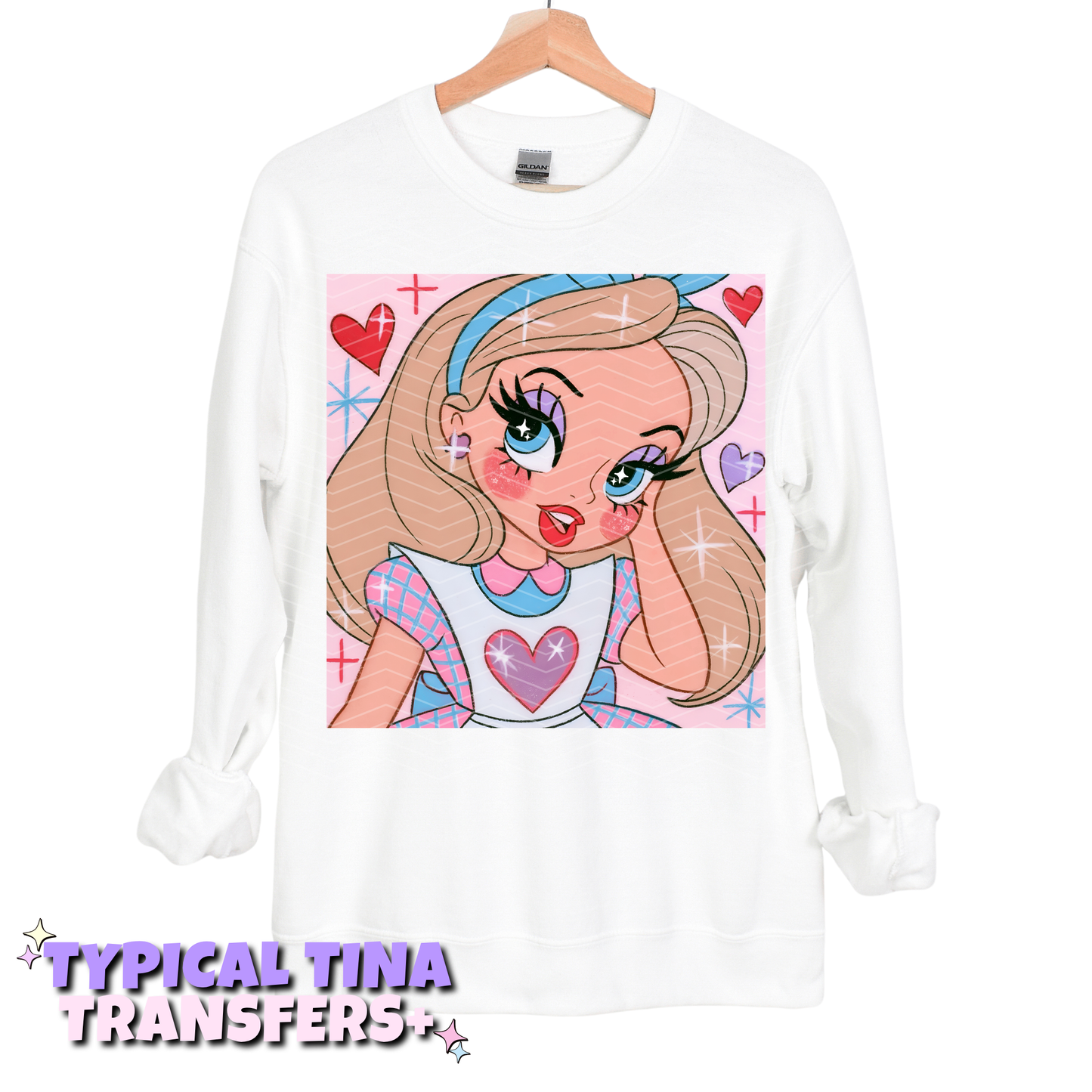 Magical Divas - Curious girl (P&R  BG) | DTF Transfers | POD