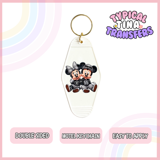 MK101 | UV Motel Keychain | POD - set of 5