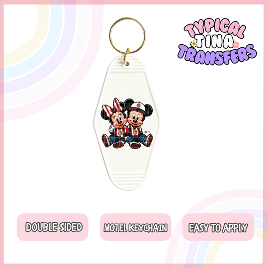 MK103 | UV Motel Keychain | POD - set of 5