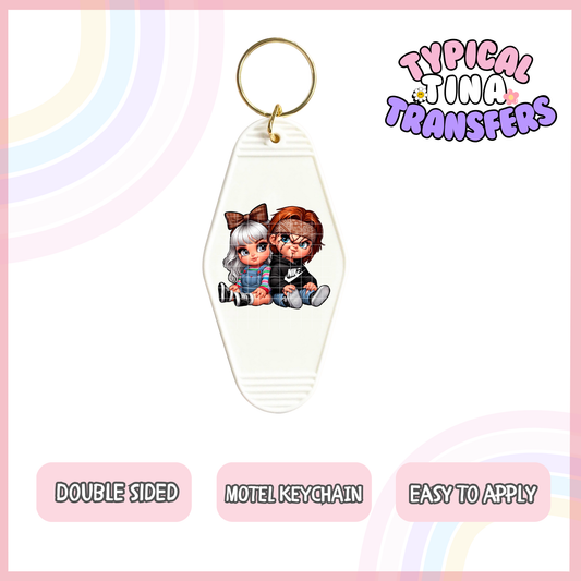 MK104 | UV Motel Keychain | POD - set of 5