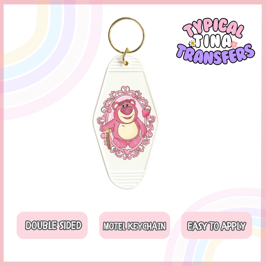 MK105 | UV Motel Keychain | POD - set of 5