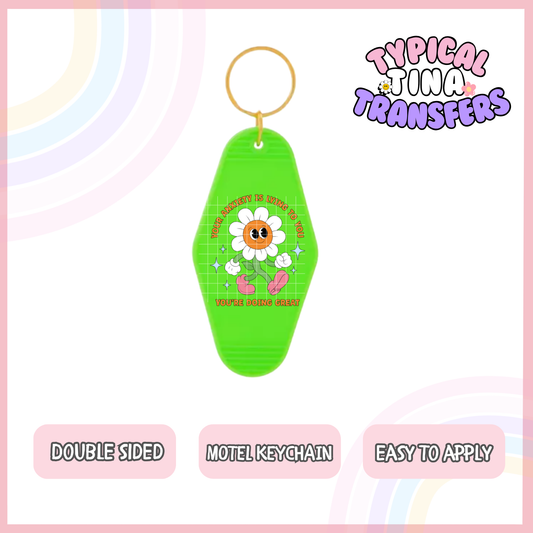 MK115 | UV Motel Keychain | POD - set of 5