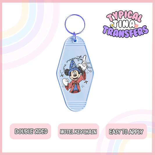 MK116 | UV Motel Keychain | POD - set of 5