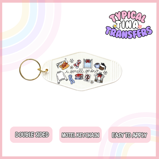 MK120 | UV Motel Keychain | POD - set of 5