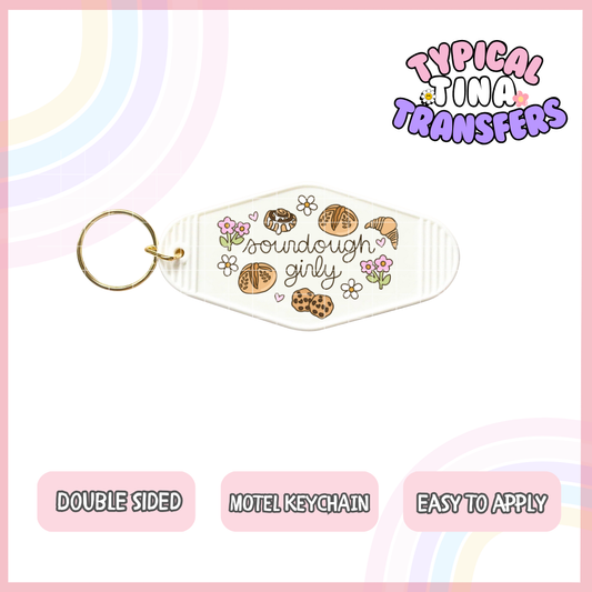 MK130 | UV Motel Keychain | POD - set of 5