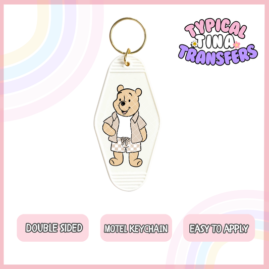 MK29 | UV Motel Keychain | POD - set of 5