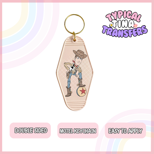 MK33 | UV Motel Keychain | POD - set of 5
