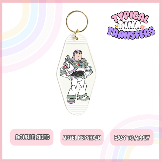 MK34 | UV Motel Keychain | POD - set of 5