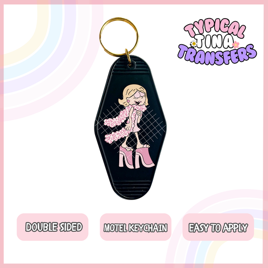 MK38 | UV Motel Keychain | POD - set of 5